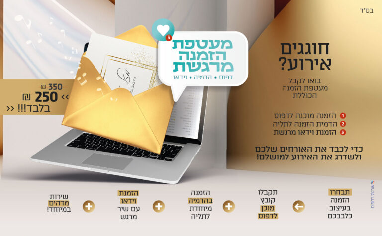 סטודיו פלאש – הזמנות דפוס/הדמיה/וידאו Celebrate - סלברייט אירועים