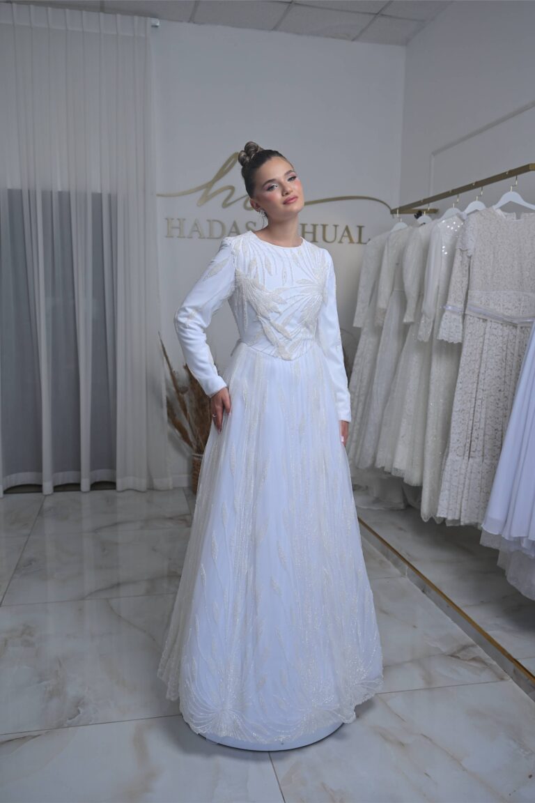 הדס אשואל - שמלות כלהשמלה 4 חרוז יוקרתי (13)