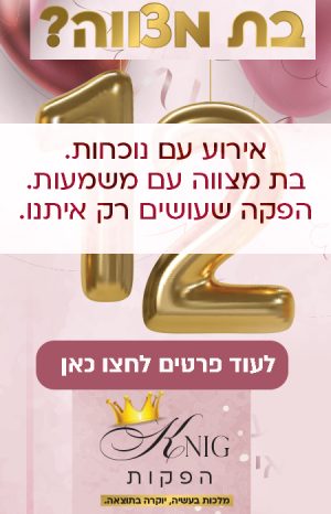 באנר בת מצווה